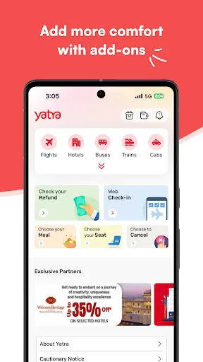 Yatra - Flights, Hotels, Bus screenshot 3