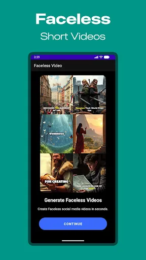 Faceless - AI Video Generator screenshot 1