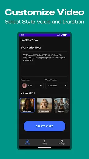Faceless - AI Video Generator screenshot 3