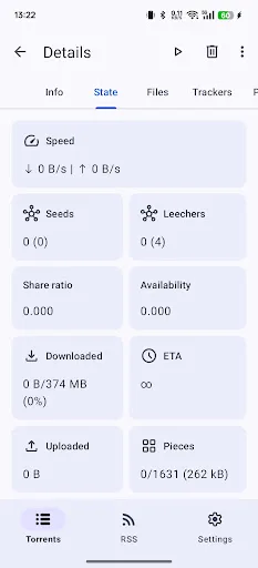 FastTorrent-torrent downloader screenshot 2