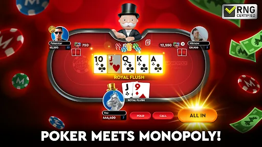 MONOPOLY Poker - Texas Holdem screenshot 1
