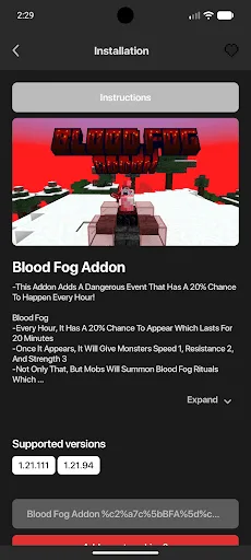 The Fog mod Minecraft PE screenshot 5