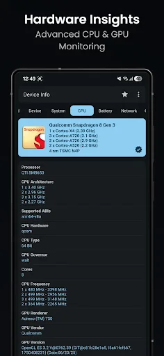 Device Info: System & CPU Info screenshot 5
