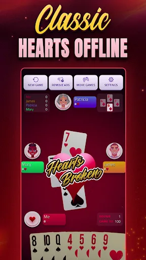 Hearts Single Player - Offline screenshot 1