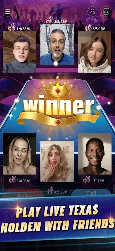 PokerGaga: Texas Holdem Live screenshot 1
