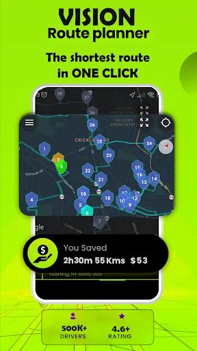 Vision Route Planner Map screenshot 1