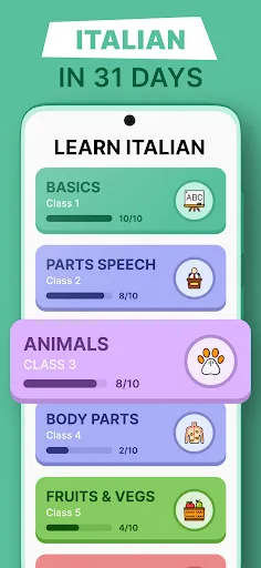 Learn Italian for Beginners screenshot 1
