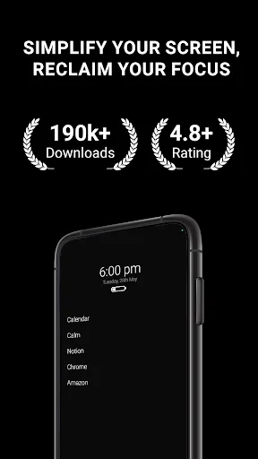 Zen Detox: Minimalist launcher screenshot 1