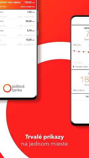 Poštová banka screenshot 4