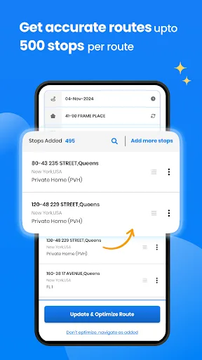 Zeo Fast Multi Stop Route Plan screenshot 5