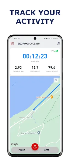 Cycling app — Bike Tracker screenshot 1