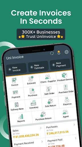 Uni Invoice & Billing Manager screenshot 1