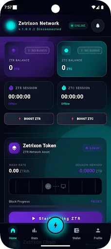 Zetrixon Network: Future Asset screenshot 1