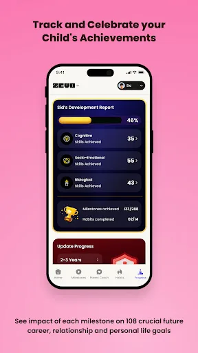 ZEVO Parenting: Milestone App screenshot 4
