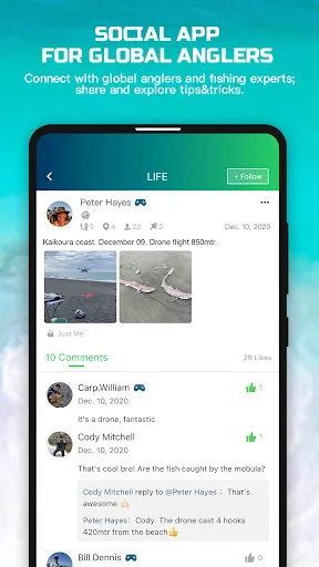 Rippton–Social  Fishing App screenshot 2