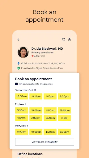 Zocdoc - Find and book doctors screenshot 4