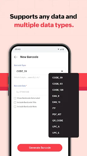 Barcode & QR Code Generator screenshot 4