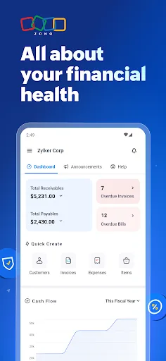 Zoho Books - Accounting App screenshot 1