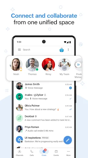 Zoho Cliq - Team Chat screenshot 1