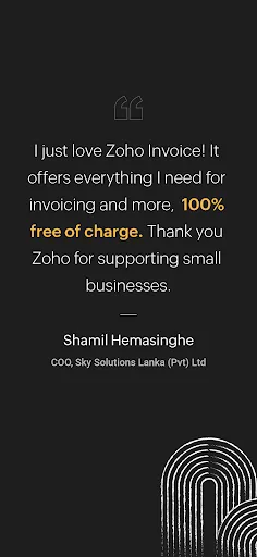 Zoho Invoice - Invoice Maker screenshot 5