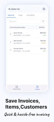 Invoice Generator - Zoho screenshot 2