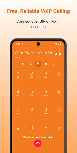 Zoiper IAX SIP VOIP Softphone screenshot 1