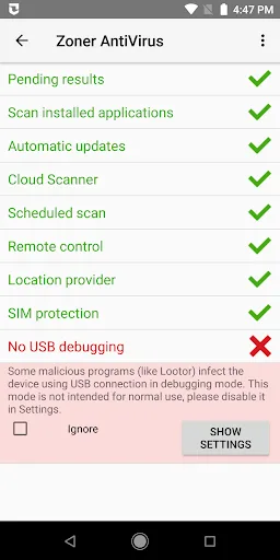 Zoner AntiVirus screenshot 5