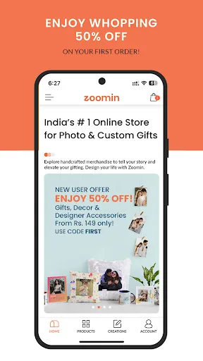 Zoomin: Frames, Prints & Gifts screenshot 1
