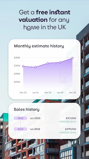 Zoopla home property search UK screenshot 2