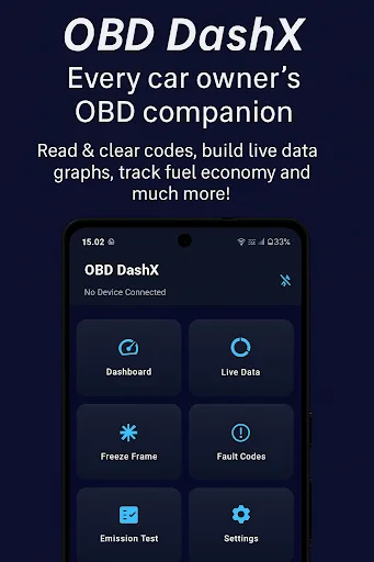 OBD DashX: ELM327 Car Scanner screenshot 1