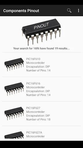 Electronic Component Pinouts screenshot 2