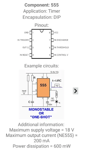 Electronic Component Pinouts screenshot 5
