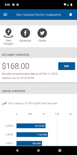 mySamHouston screenshot 2