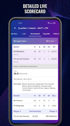 CricSmart - Cricket Live Line screenshot 3