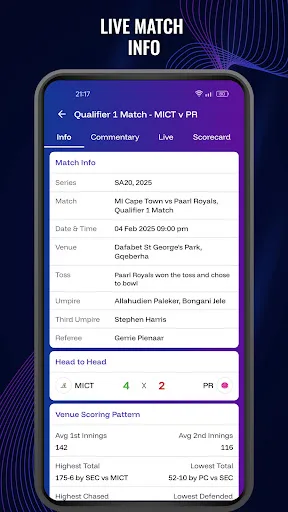 CricSmart - Cricket Live Line screenshot 4