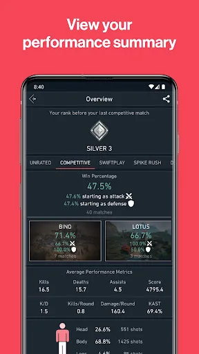 Spike Stats - Valorant Tracker screenshot 5