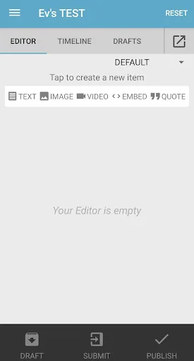 Live Blog Reporter screenshot 3