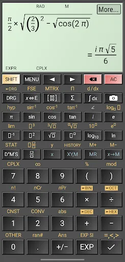 HiPER Scientific Calculator screenshot 5
