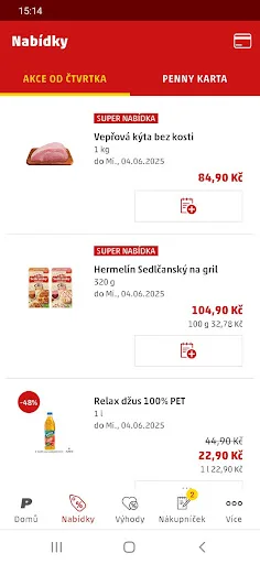 PENNY Česká republika screenshot 2