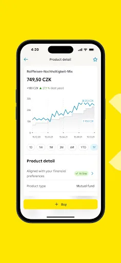 Raiffeisen mobile investing screenshot 3