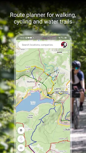 Mapy.com: Offline hiking maps screenshot 1