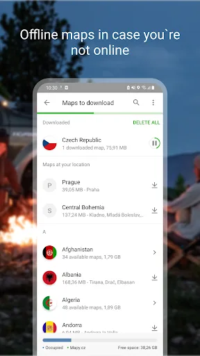 Mapy.com: Offline hiking maps screenshot 3