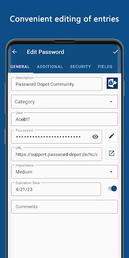 Password Depot for Android screenshot 5