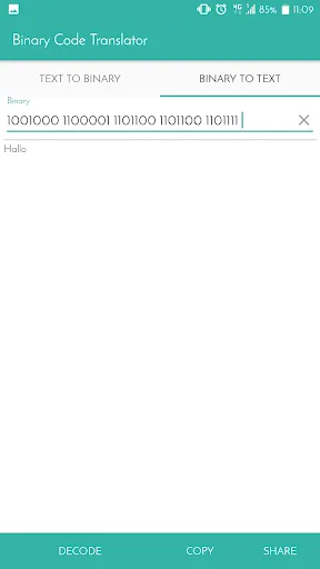 Binary Code Translator screenshot 3