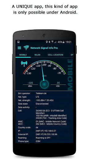 Network Signal Info Pro screenshot 1