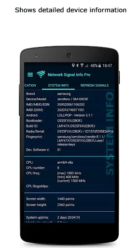 Network Signal Info screenshot 5