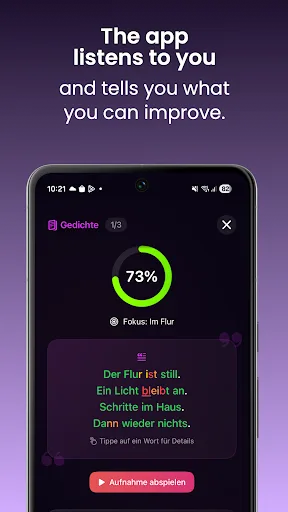 Besser Sprechen: Voice App screenshot 3
