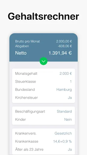 Bruno - Brutto Netto Rechner screenshot 1