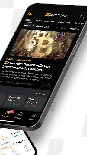 BTC-ECHO Bitcoin & Krypto News screenshot 2
