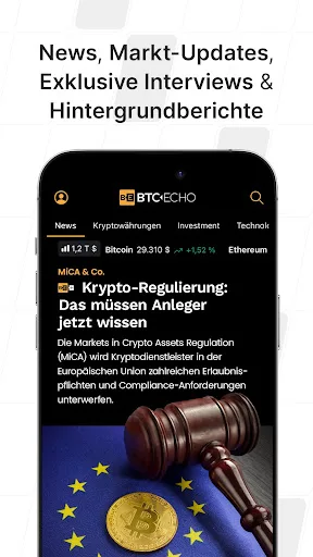 BTC-ECHO Bitcoin & Krypto News screenshot 4